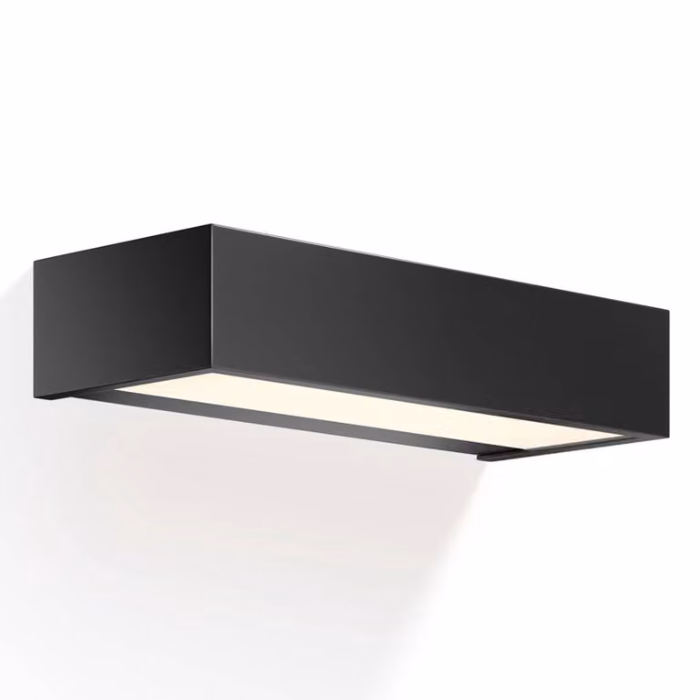 Decor Walther Applique da parete Box N, dimmerabile, Nero, Bagno, Ottone, Moderno, Applique