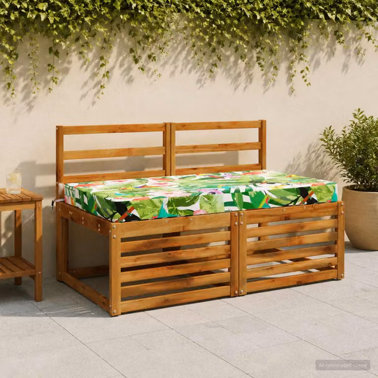 vidaXL Cuscino per la seduta SOEST Multicolore in Poliestere con Rivestimento Lavabile e Resistente ai Raggi UV