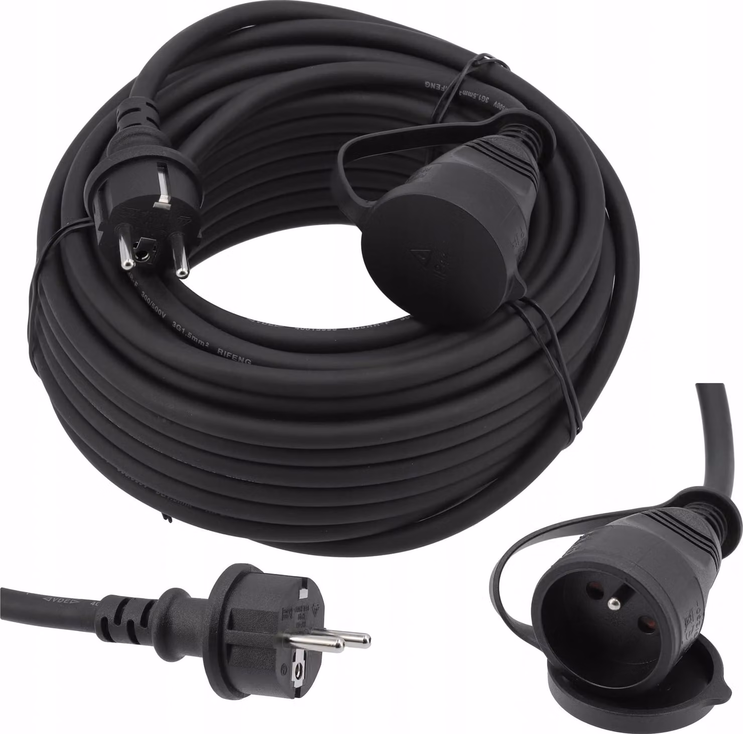 Cavo di prolunga 3x1,5mm IP44 40m