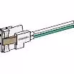 Adattatore di uscita Schneider Electric KBC, 16 A, diretto, L3+N+PE, cavo da 1 m, contatto di comando a distanza + cavo bus KBC16DCS301T