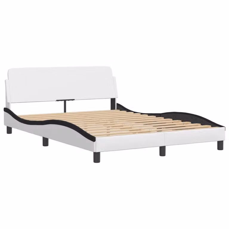 Giroletto Dover Nero e Bianco 140x200 cm in Pelle finta