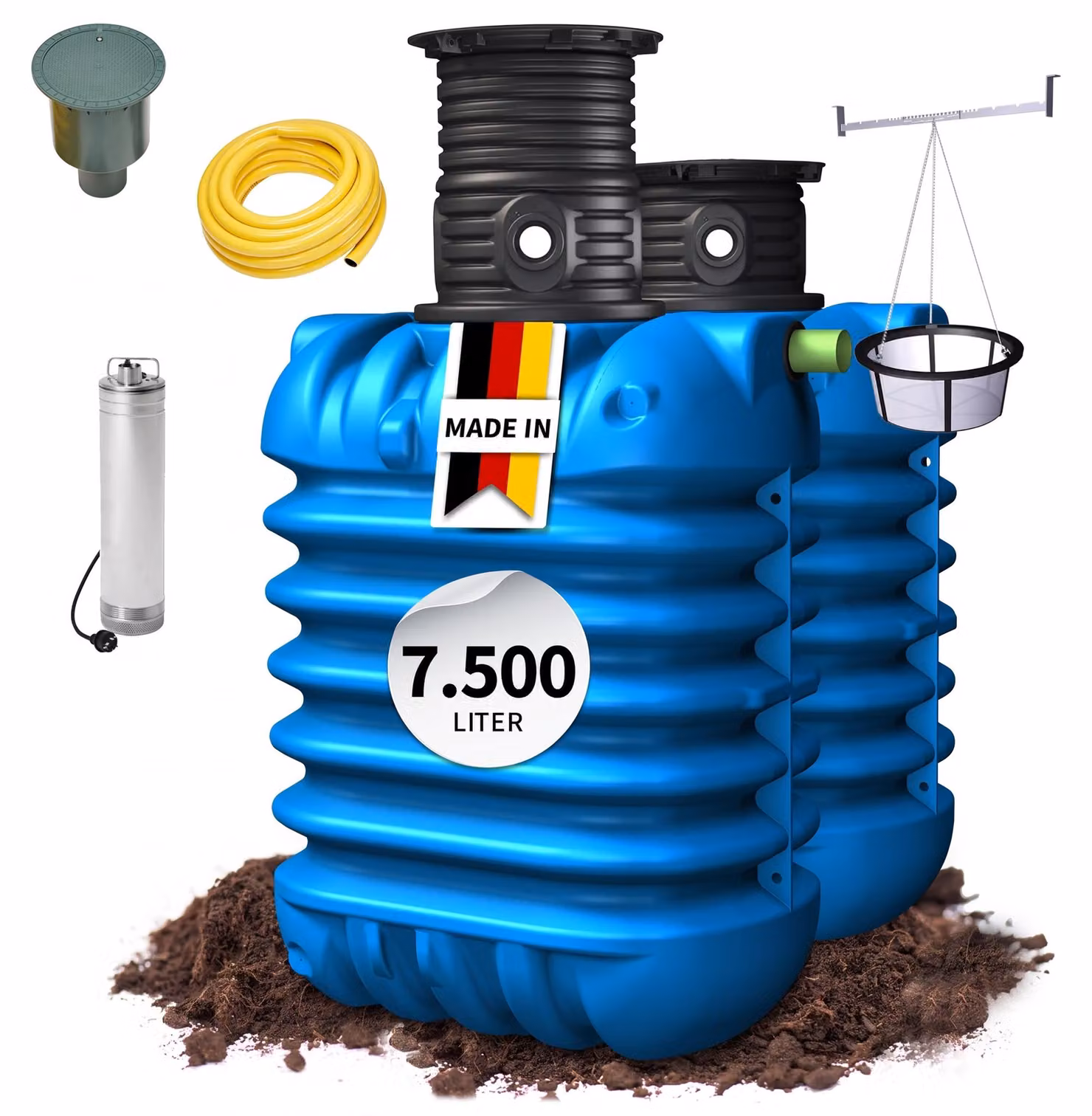 Serbatoio interrato Modularis garden comfort 7.500 litri 4Rain 295030