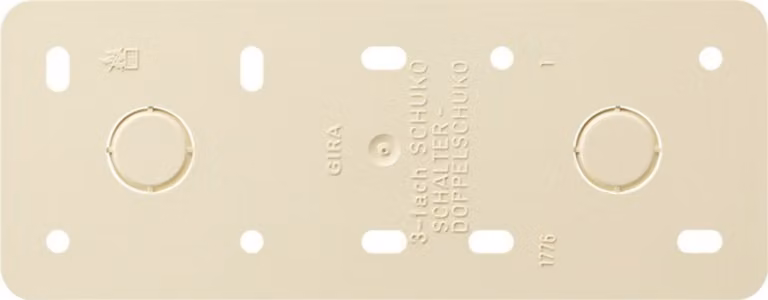 Piastra di montaggio Gira 3f.cws per montaggio esterno 008313