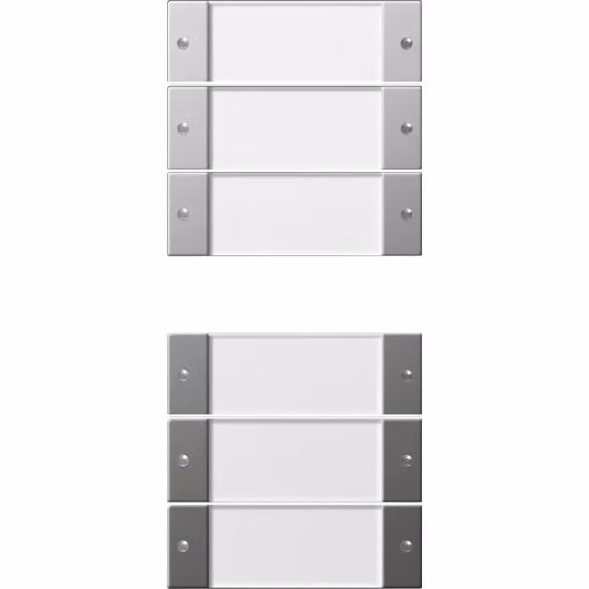 Set di bilancieri 6f (3+3) sistema BSF 55 trasparente/acciaio inossidabile 2136600