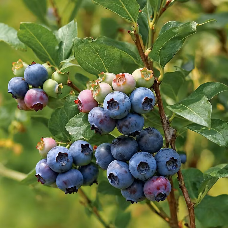 Mirtillo americano Spartan (Vaccinium corymbosum) - 2 piante - Resistente al freddo e perenne - Piante vere provenienti dall'Olanda - senza semi, senza bulbi, non artificiali