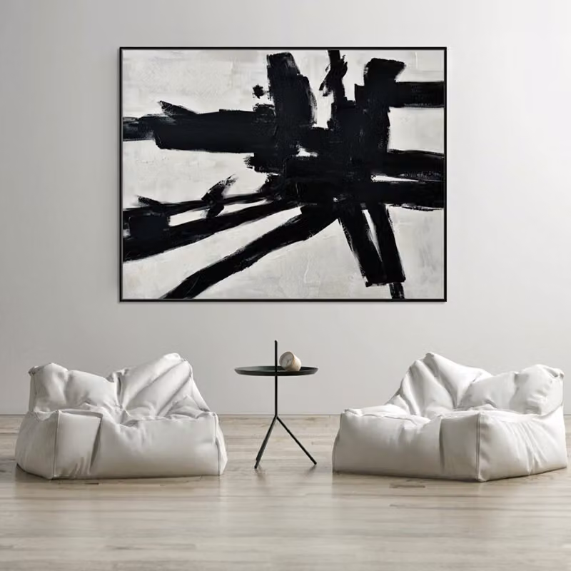 Quadro Omaggio a Kline Agave Quadri