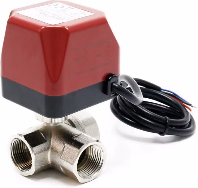 Valvola motorizzata a 3 vie elettrovalvola zona DN20 26,9 mm (3/4) 220 V CA 16_0001633