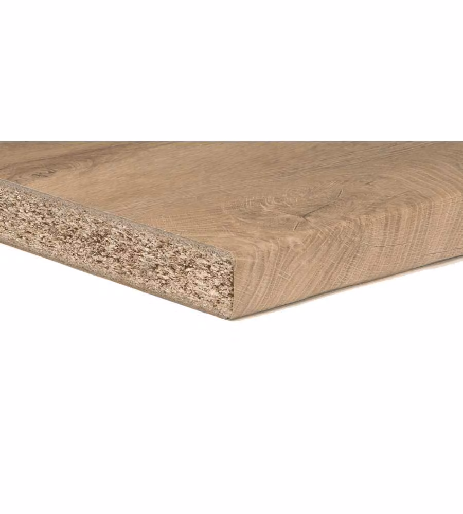 TOP CUCINA ROVERE RUSTICO 2040X600 MM - Piano da lavoro HPL opaco
