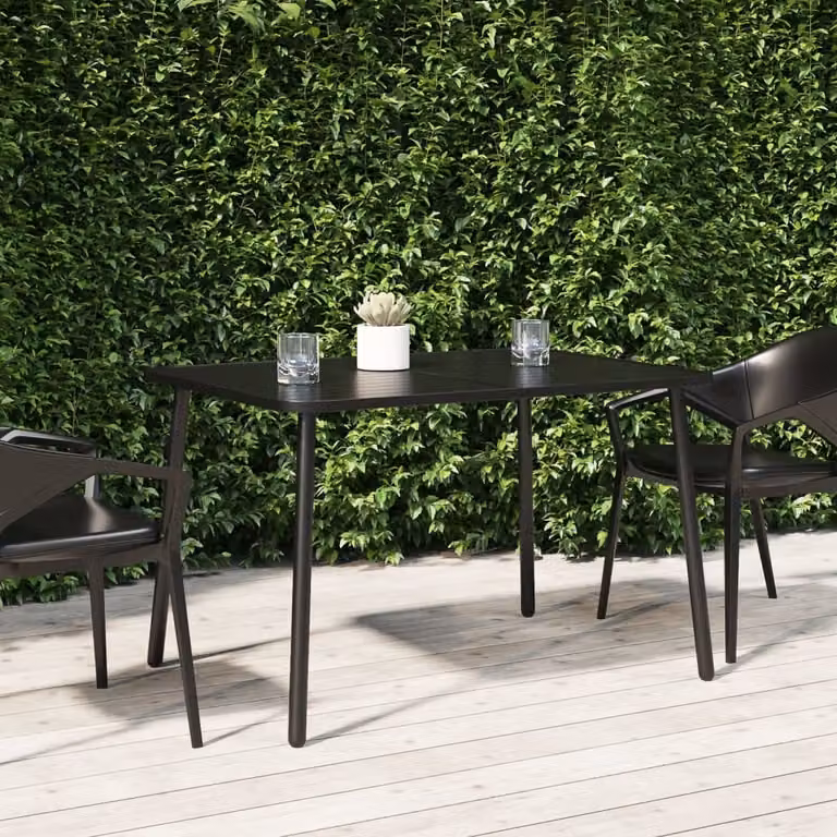 Maison Exclusive - Tavolo da giardino antracite, 110x80x71 cm, acciaio