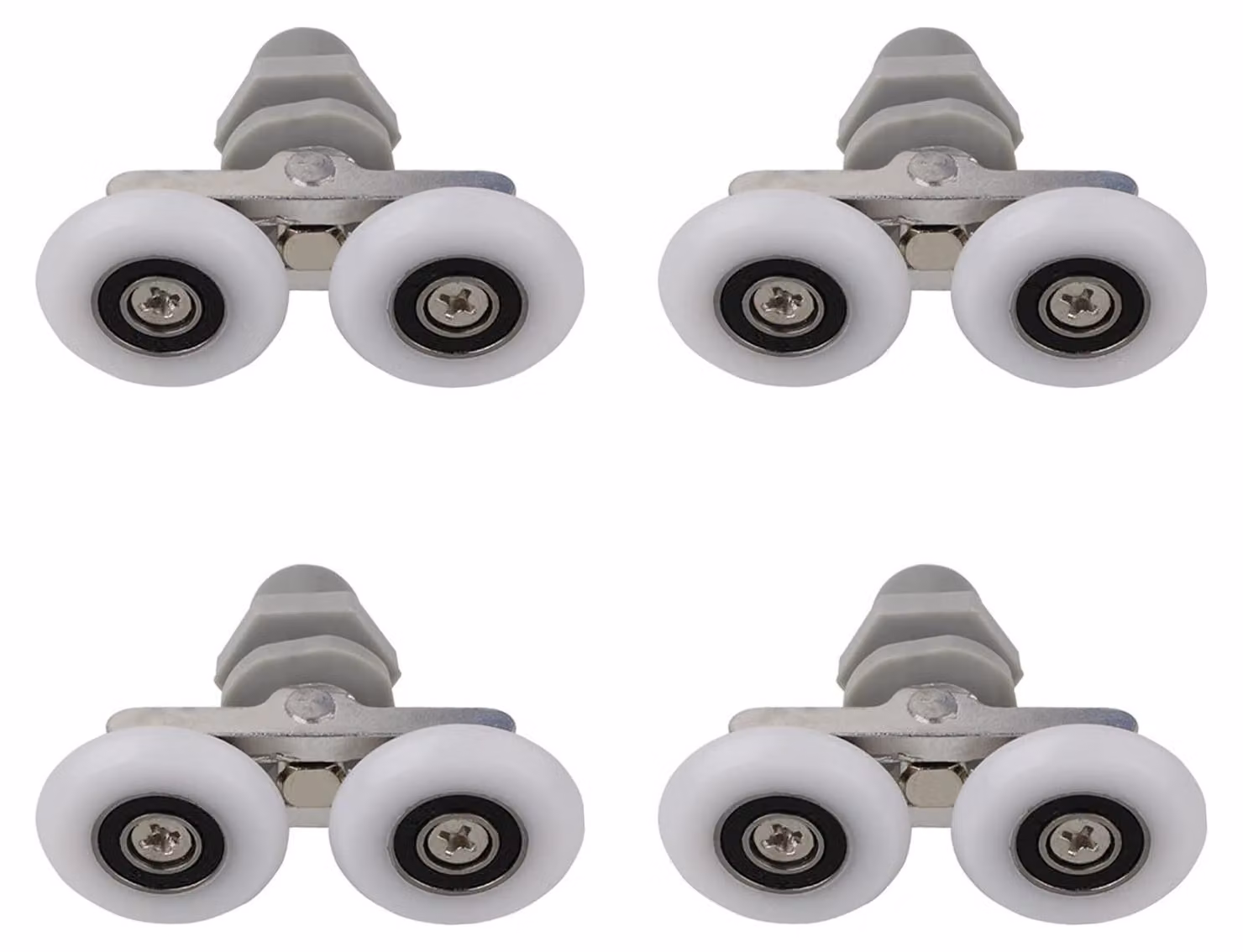 Set di 4 sfere doppie per porte di cabine doccia