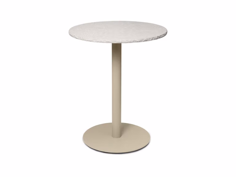 Mineral Café Table - Tavolino Bianco Curia