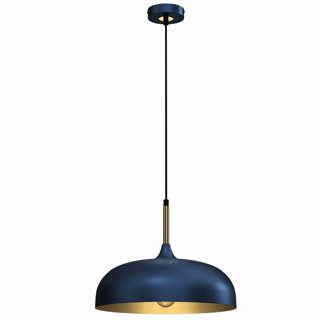 Lampada a sospensione LINCOLN BLUE Milagro MLP8033