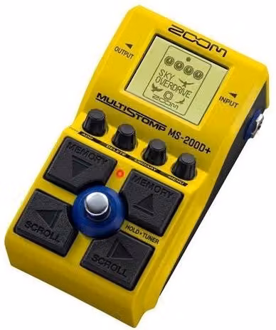 Multieffetto per chitarra Zoom MS 200D+ Yellow