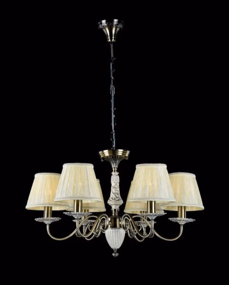 Casa Padrino lampadario da soffitto in cristallo barocco bronzo 66 x H 41 cm stile antico - lampadario d'arredo lampadario a sospensione lampada a sospensione