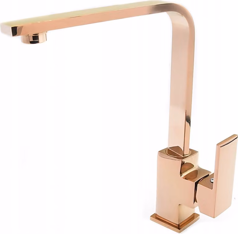 Granitan - Rubinetto da cucina - Rubinetto per lavello - Orientabile a 360° - Cartuccia in Vetroceramica - Oro - Ottone - NOOK