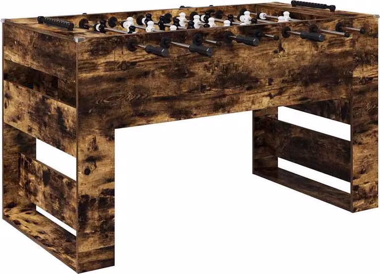 Tavolo da Foosball Quercia Affumicata 146,5 x 74 x 85 cm