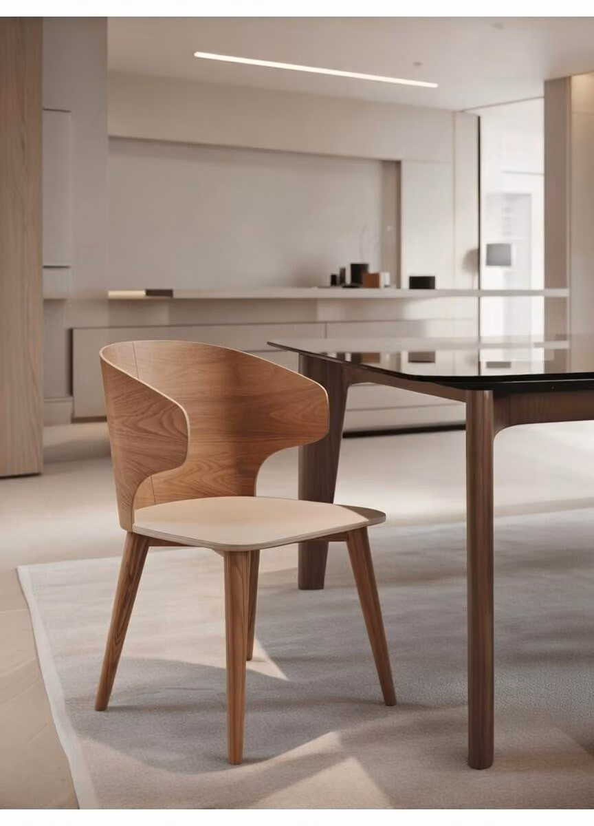 Sedia ergonomica in legno naturale di alta qualità per un maggiore comfort
