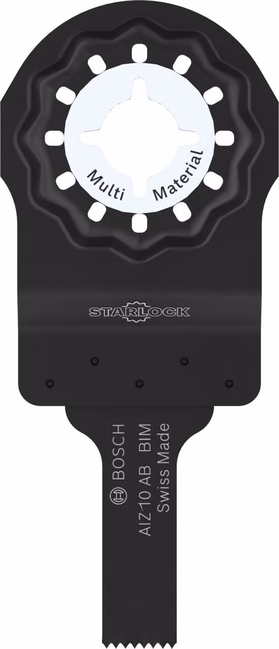 1x lama da taglio AIZ 10 AB (per metalli non ferrosi, lamiere plastificate, larghezza 10 mm, accessorio multiutensile professionale)