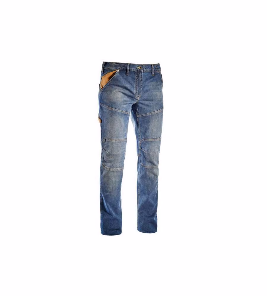 Pantalone Jeans Blu L           Stone Plus Diadora