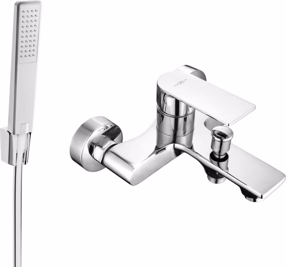 Mexen Royo R72 rubinetto da vasca con set doccia, cromo - 7223R72-00
