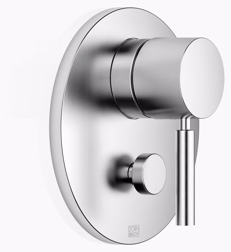 Dornbracht mitigeur monocommandé encastré avec inverseur, plaques de recouvrement 150mm, 36120660-93, 36120660-93