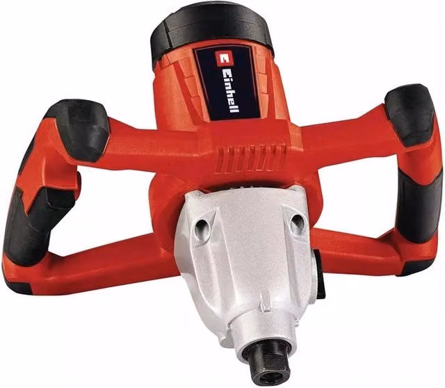 Miscelatore Elettrico Einhell TC-MX 1400-2 E Rosso, 1400 W, 2 Velocità, Softstart, Attacco M14