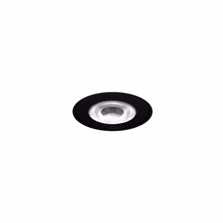 Wever & Ducré Lighting WEVER DUCRÉ Faretto da incasso per pavimento a LED Blink 1.0 nero senza bordi, Nero, Alluminio, Faretto da incasso da terra