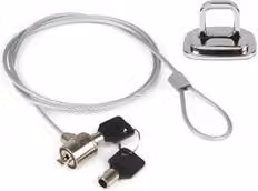 Cavo con lucchetto per notebook Hamlet Chiave Lock 150Kr Silver XNBLOCK150KR