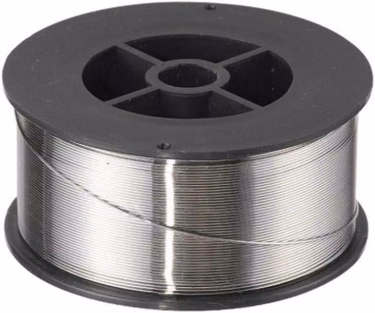 Filo di saldatura MIG/MAG in acciaio inossidabile V2A, diametro 0,8 mm, bobina da 0,5 kg, per saldature su acciaio
