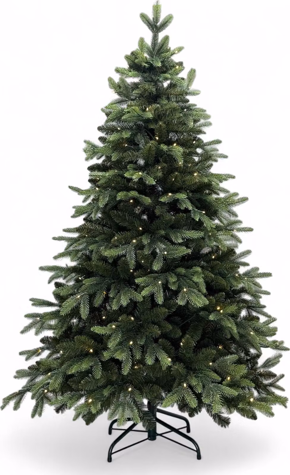 Albero di Natale artificiale con luci 150 cm