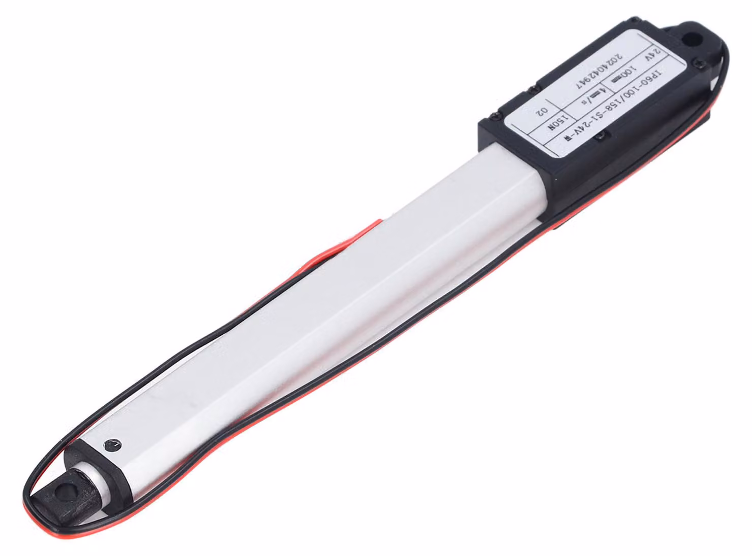 Azionamento lineare 150 N, velocità 4 mm/s, corsa 100 mm, motore elettrico per macchine agricole industriali, DC24 V