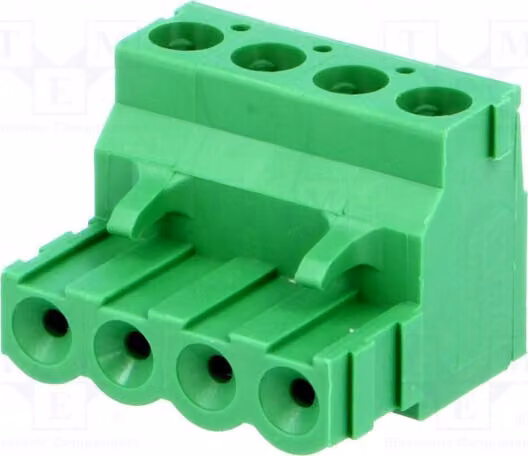 1 x Profilo di chiusura disattivabile, contatto R: 5,08 mm, corsa: 4, rettangolare, 282807-4, connettore separabile