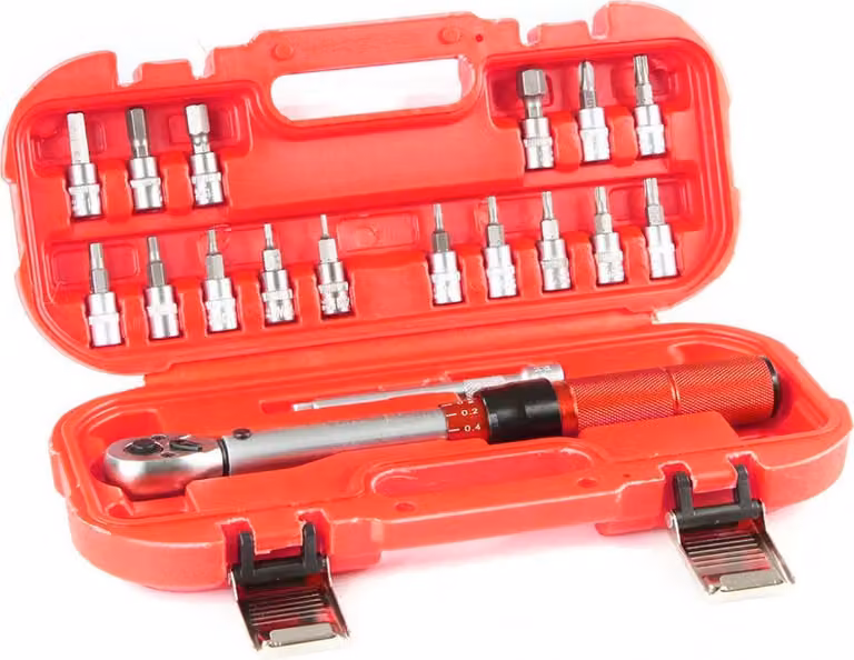 MAR-POL Chiave dinamometrica 1/4", 2 - 24 Nm, set di 18 M53578
