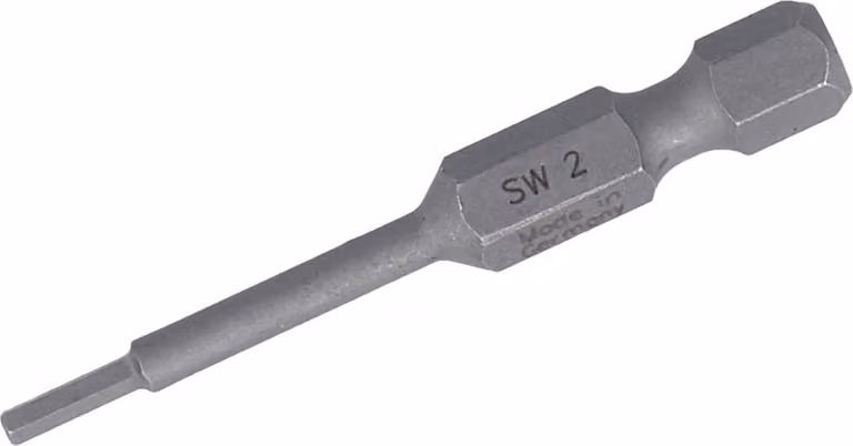 Chiave a Esagono HARTING con adattatore da 1/4" per viti assiali, misura SW2 - 1 pezzo