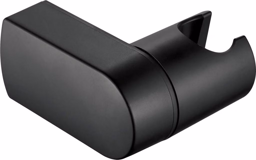 Supporto a parete Nero per doccetta, girevole (modello ANN_N21U)
