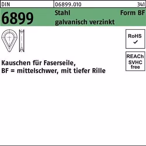 Ditali Reyher DIN 6899 St. BF 3.5 / RW 4 vz 068990100035000 (100 pezzi)