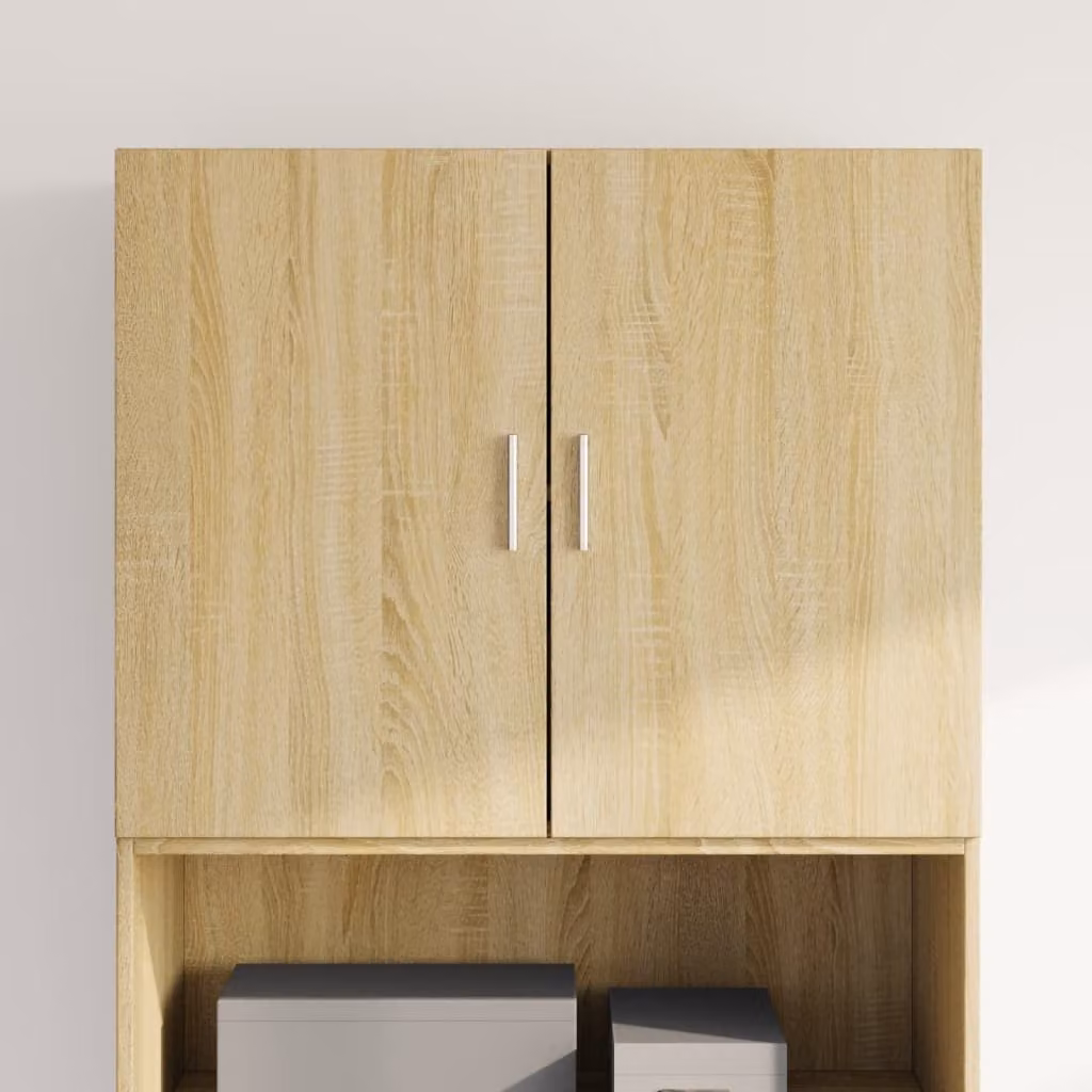 Mobile a parete vidaXL in legno Rovere Sonoma, L 80 cm x P 42,5 cm x H 64 cm