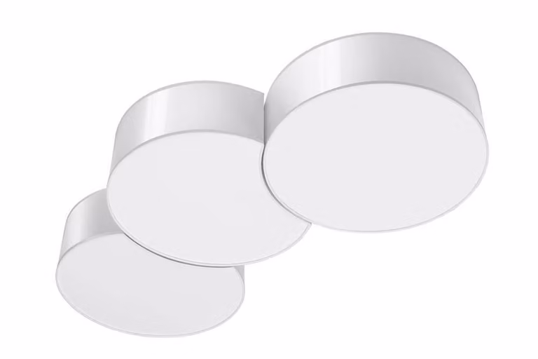 Plafoniera CIRCLE 3A bianco 6xE27 15W PVC 11,5x35x91cm Sollux Lighting