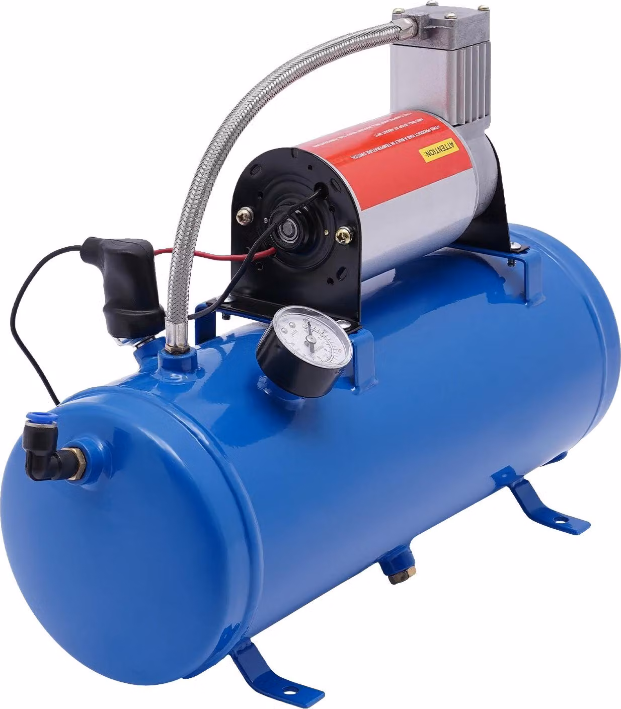 Compressore d'aria, Spegnimento automatico, Design compatto, Blu