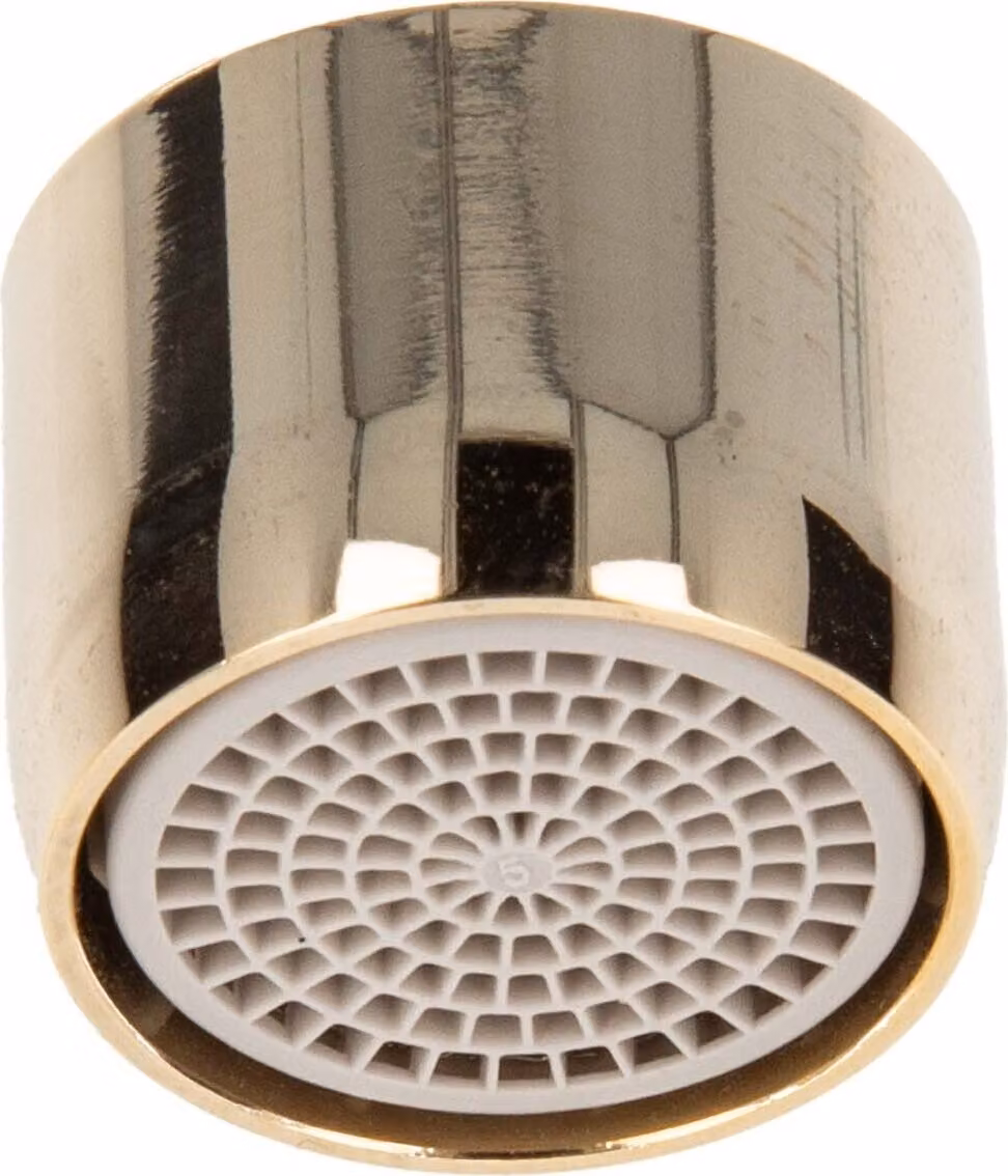 tecuro PREMIUM Ugello miscelatore Regolatore del getto Aeratore Perlator M22x1 IG, placcato oro