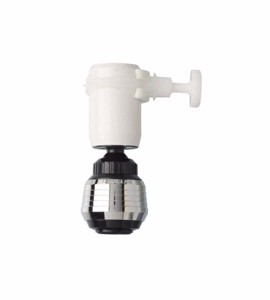 Siroflex Rompigetto Snodato Cromato 9 cm - Attacco Universale Max 20mm