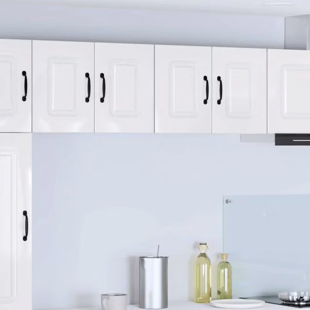 Mobile da cucina 2 pz-Set di 2 Armadio da cucina Bianco Lucido 60 x 31 x 40 cm 994979