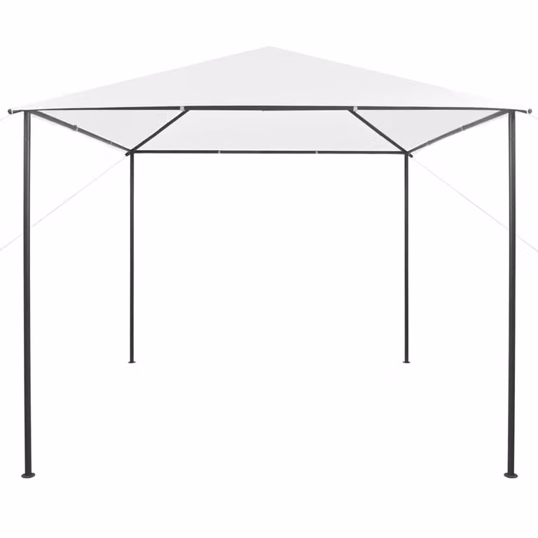 Gazebo da Giardino 3x3x2,9 m Bianco 180 g/m²