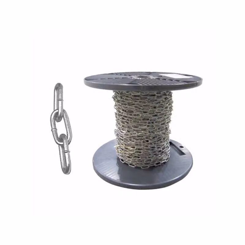 Catena Genovese Aref in Acciaio Inox Argento, Larghezza: 23 mm, Lunghezza: 6,0 m – 2