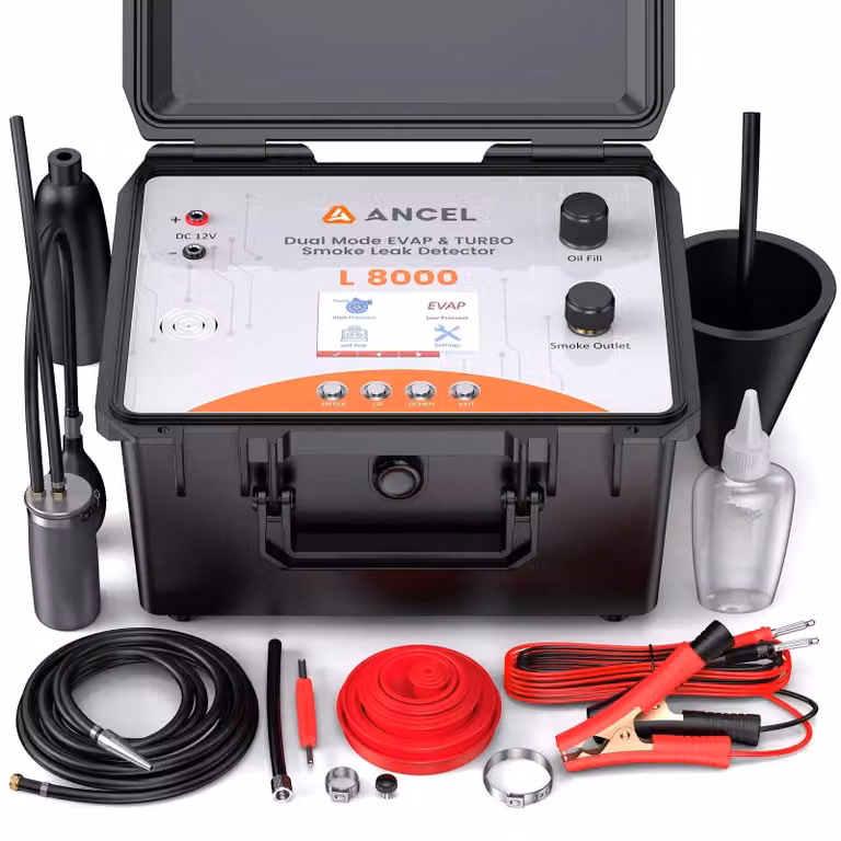 Generatore di fumo - Rilevatore di perdite - Tester di fumo - Apparecchio per la produzione di fumo - Doppie modalità di test - Pompa d'aria integrata