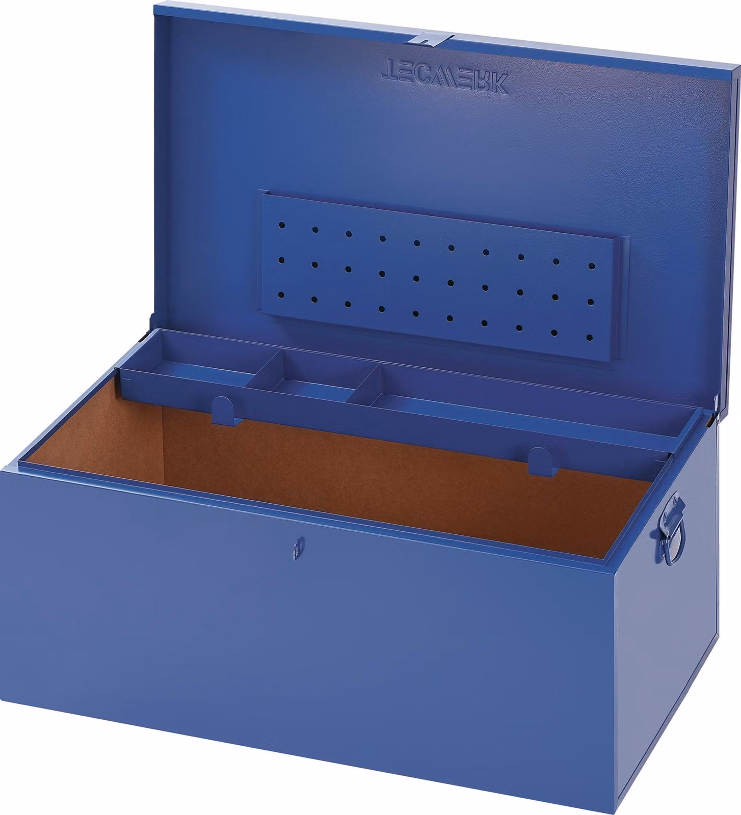 Valigetta porta utensili in lamiera d'acciaio, vuota, Auen-B690, L360 x P310 mm