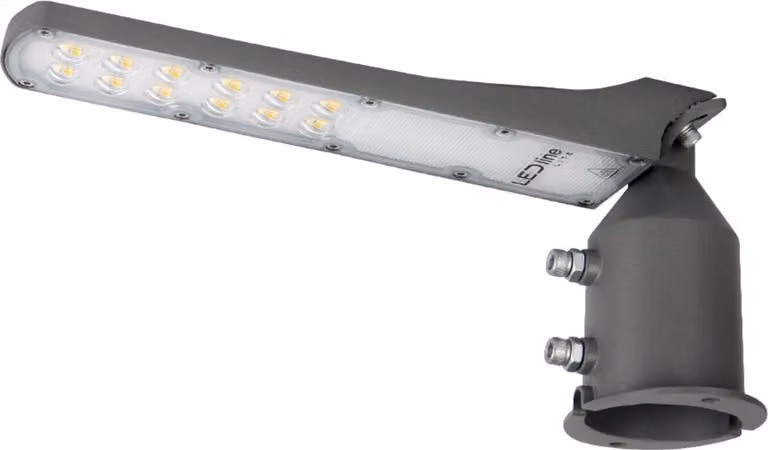 LED line LITE FLAMINGO lampione 30W | classe di protezione IP65 | luce bianca neutra 4000K | facile installazione | 3000lm, grigio