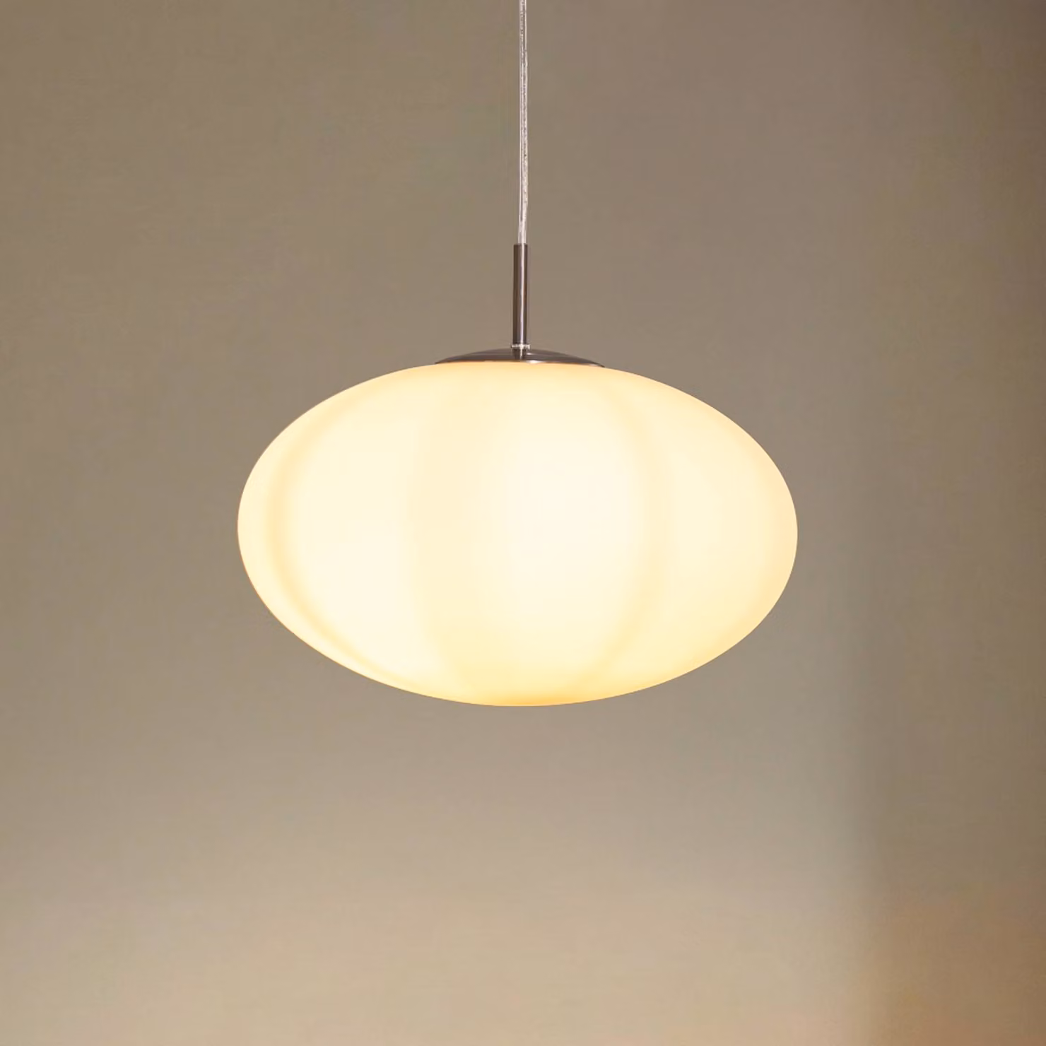 Lampada a sospensione in vetro Sonika Lindby, dimmerabile, Soggiorno / Sala da pranzo, Lampada a sospensione