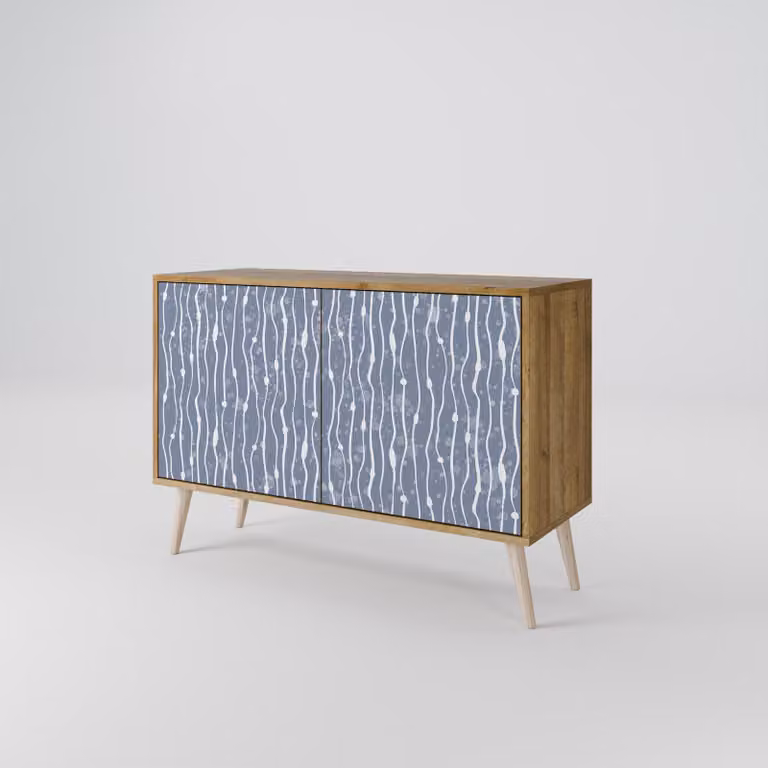 Cassettiera Spacerebels a 2 ante - credenza cassettiera - credenza alta - mobile guardaroba - soggiorno camera da letto - 57,5×111×42 (HxLxP)