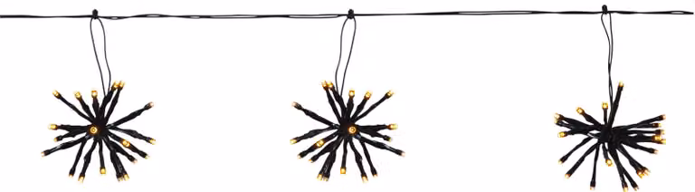 LED-Lichterkette 'Tenda di fiori', 10 grappoli